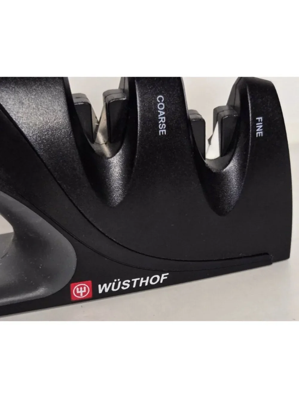 Wustoff Double Knife Sharpener 2922-7 Coarse Fine Culinary Food Prep